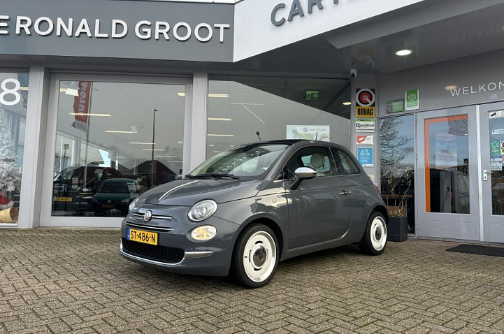 Fiat 500 0.9 TA T Annivers. | Cruise | Airco | Retrovelgen | Pannoramadak